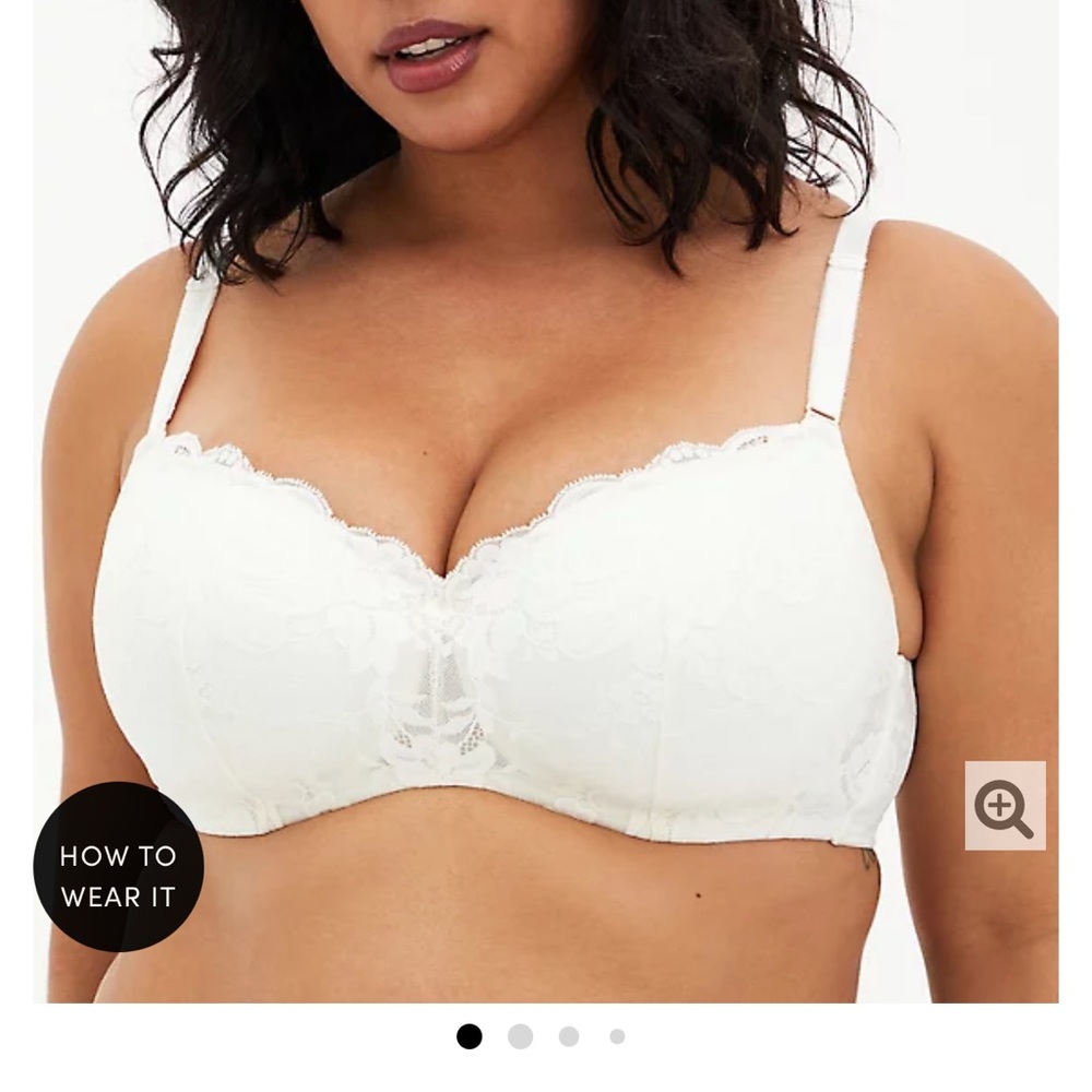 Size 42DD white bra (Torrid)